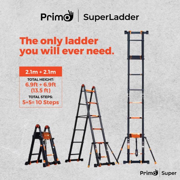PRIMO SUPERLADDER 2.1M+2.1M - Image 7