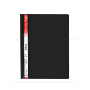 a4 file folder transparent front, colored back