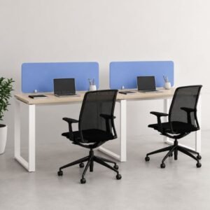 Workstation cluster of 2 Linear 160x80cm